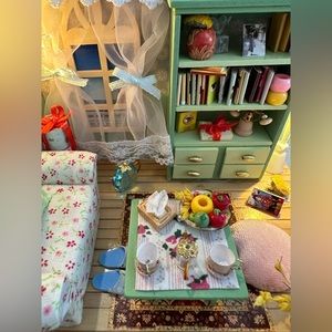 DIY Finished Miniature Wooden Dollhouse Box